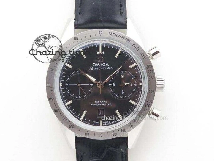 0205 Flexible De Ville MK 1:1 Best Edition SS White Dial On Black Leather Asian Seagull T1701 (Sec@6) 8244